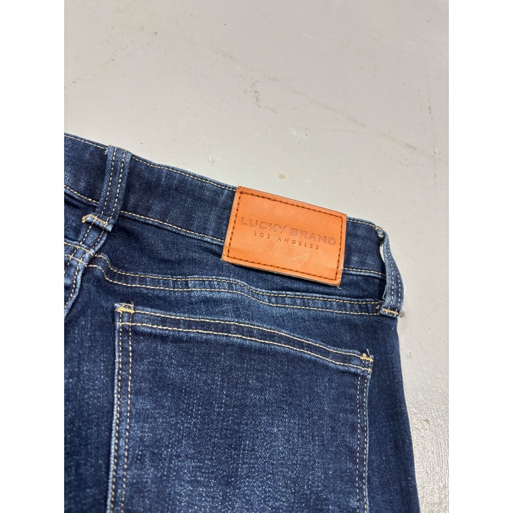 Lucky Brand Womens Skinny Jeans Dark Wash Denim Size 4 27 Regular Mid Rise - Picture 6 of 7